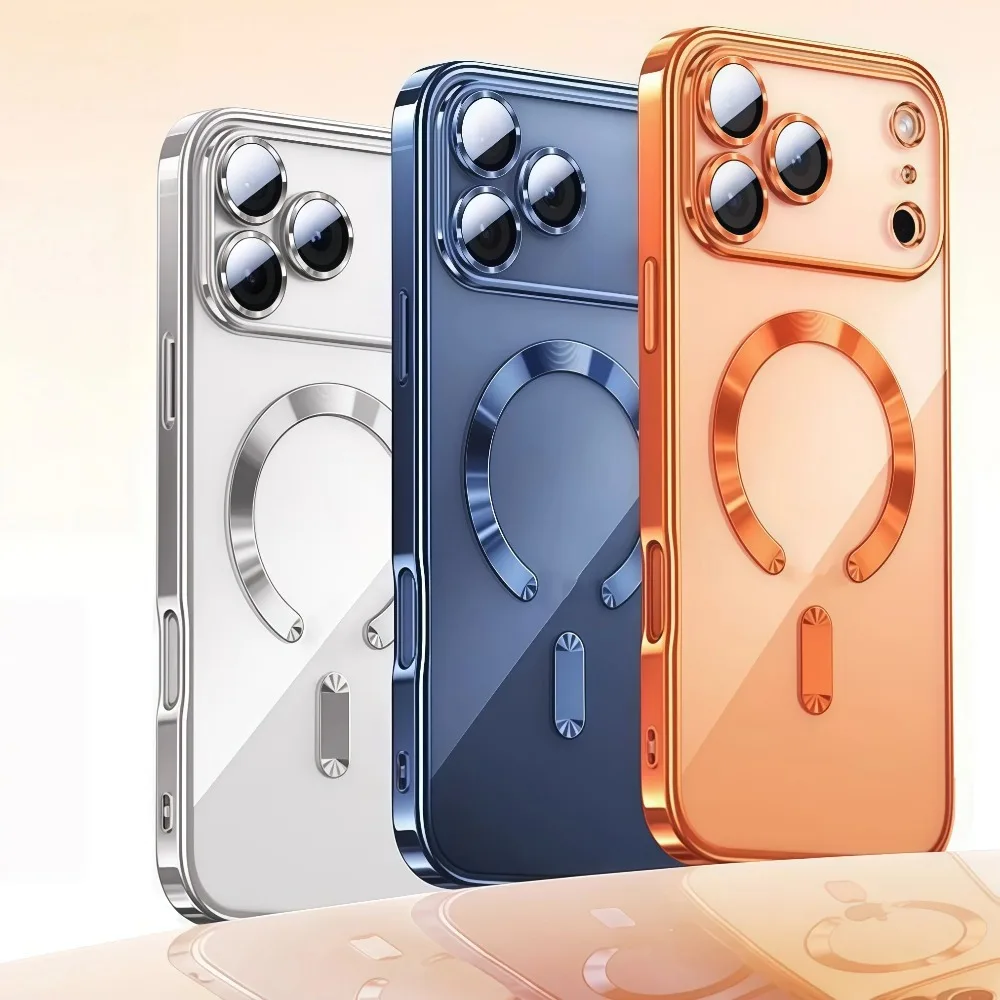 MagSafe Compatible Magnetic Protective Case for iPhone 17 Series