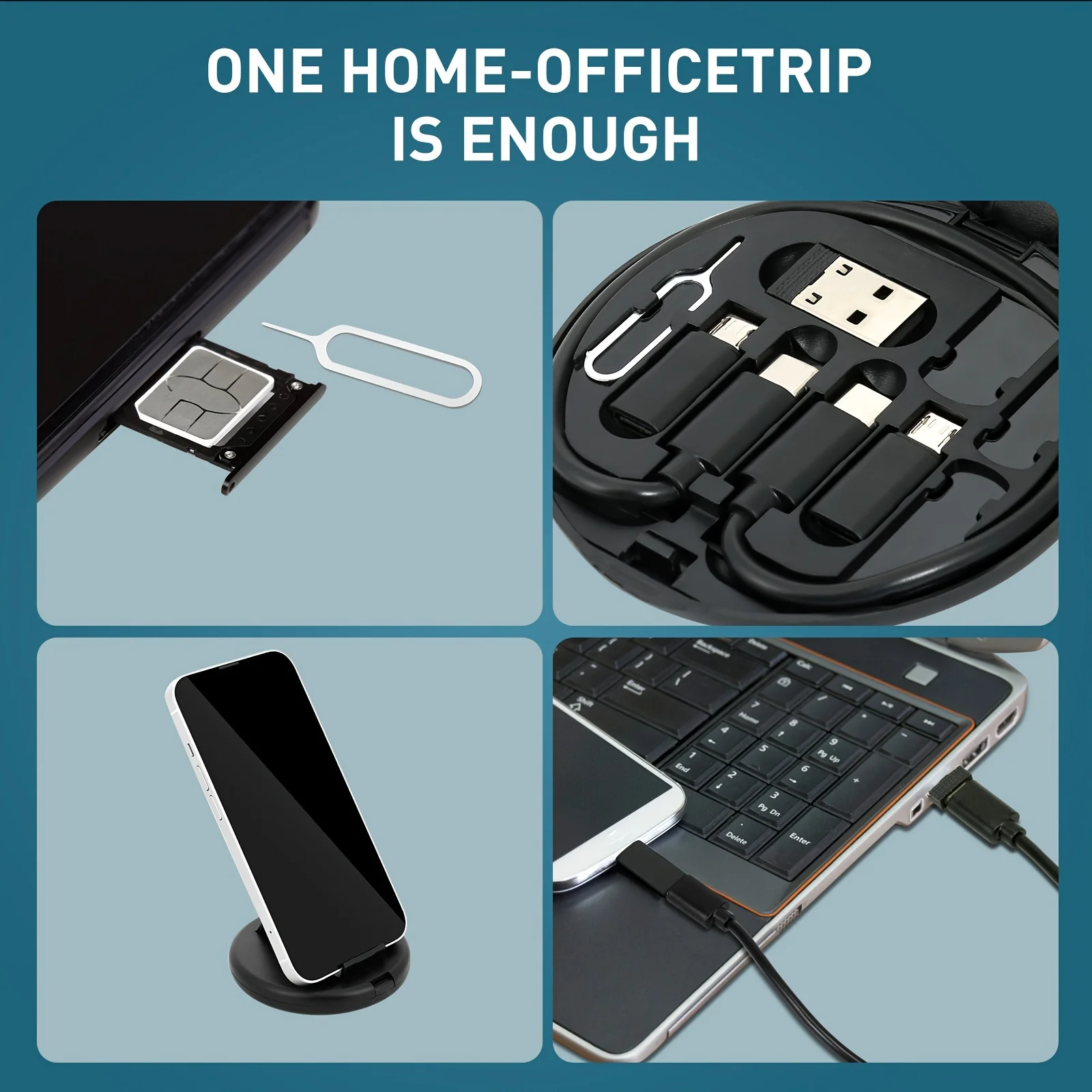 Multi USB Type C to C 60W Charging Adapter Cable Kit USB C to Lighting Conversion… - Image 10