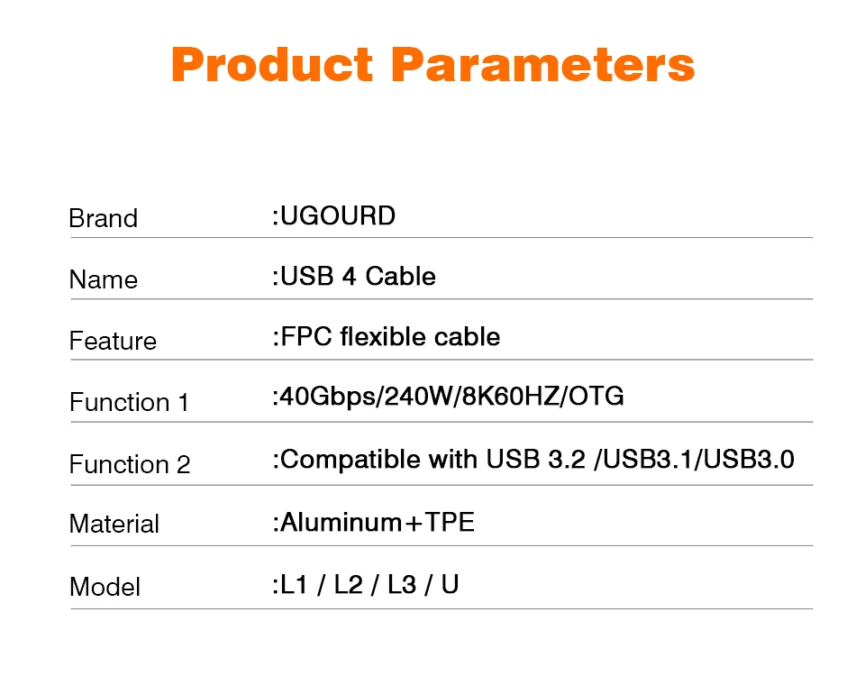 USB4 Elbow Short Cable 13.5cm Thunderbolt4 Type C Cable 40Gbps PD240W Charging… - Image 21