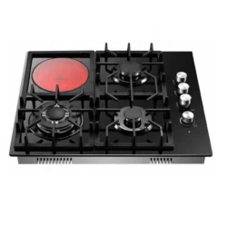 OEM Built in 5 Gas 1 Single Electric Ceramic Hob 4 Burner Gas Cooker Induction and…