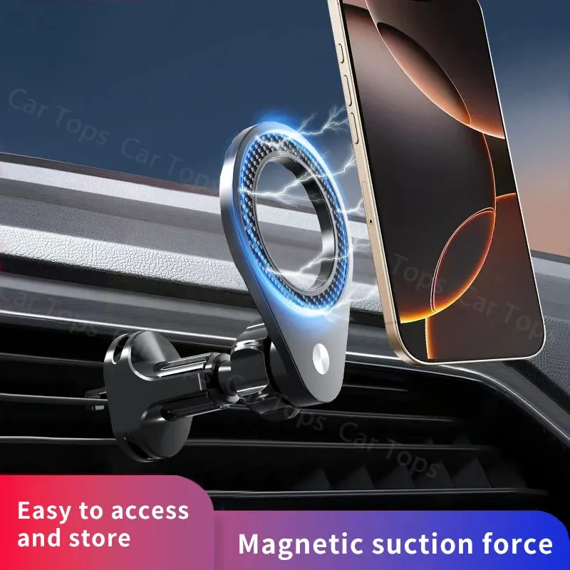 Mobile Phone Holder for For Audi A4 S4 RS4 B9 2017~2019 MagSafe Magnetic Screen… - Image 4