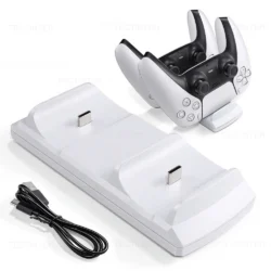Charger Stand for PS5 Wireless Controller with Dual Type-C Fast Charging Dock…