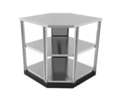 Outdoor Kitchen with Roof Cover Weather-Resistant BBQ Cabinet Set Stainless Steel Garden Kitchen Island with Grill Station - Image 12