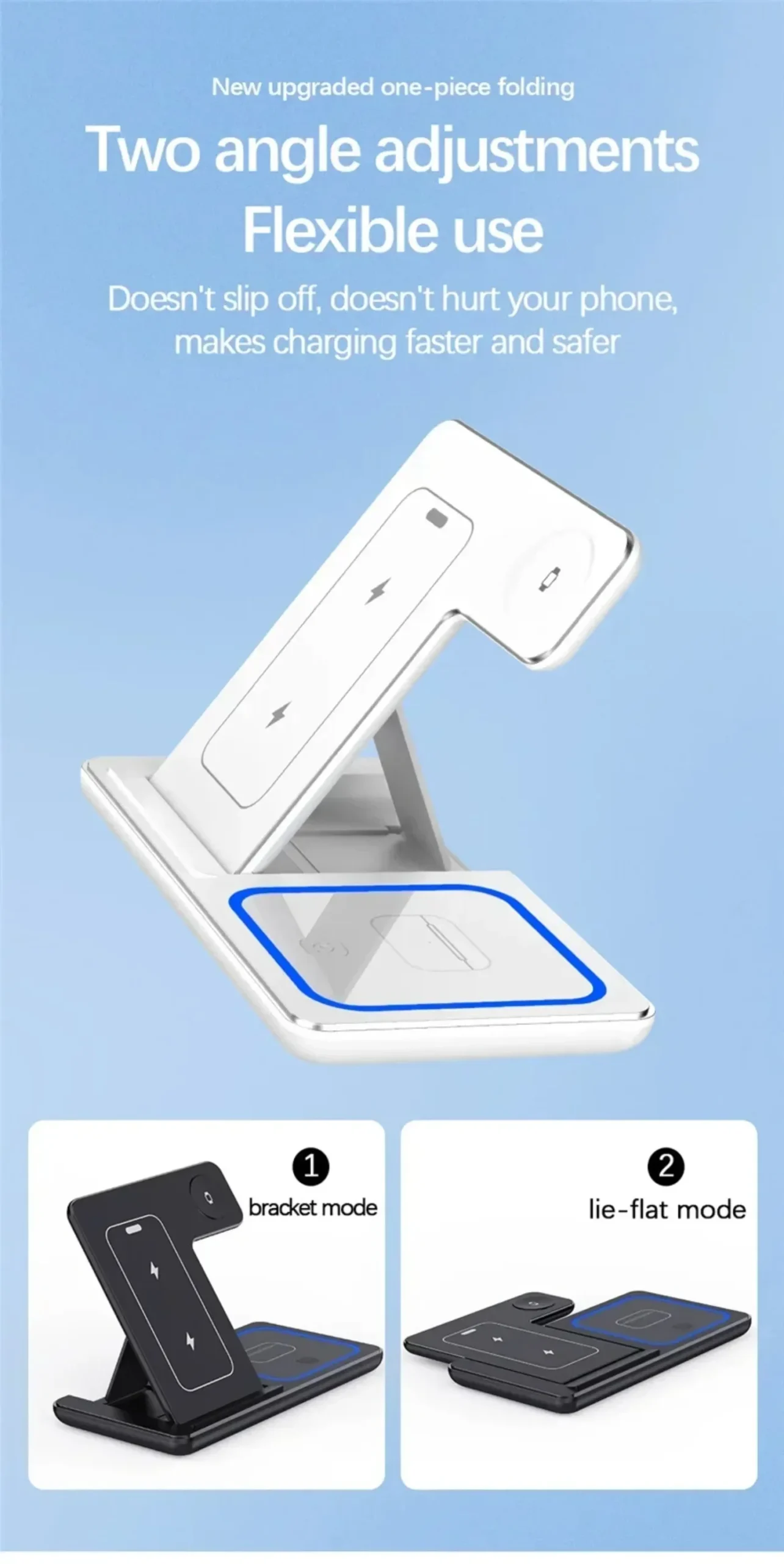 3 in 1 Wireless Charging Station for Magsafe Charger Stand Fast Magnetic Wireless… - Image 13