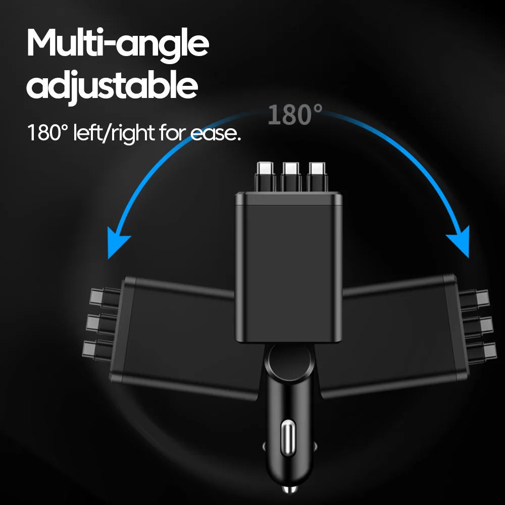 7 In 1 Quick Phone Charger 148W PD Type C Dual USB Phone Charger Digital Voltmeter… - Image 2
