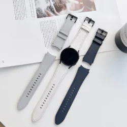 Leather Strap for Samsung Galaxy Watch 4–7 & Classic/Pro Models