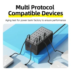 New 100W 30-Port Type C Multi-Port Desktop Charger for Phones & Tablets High-Speed…