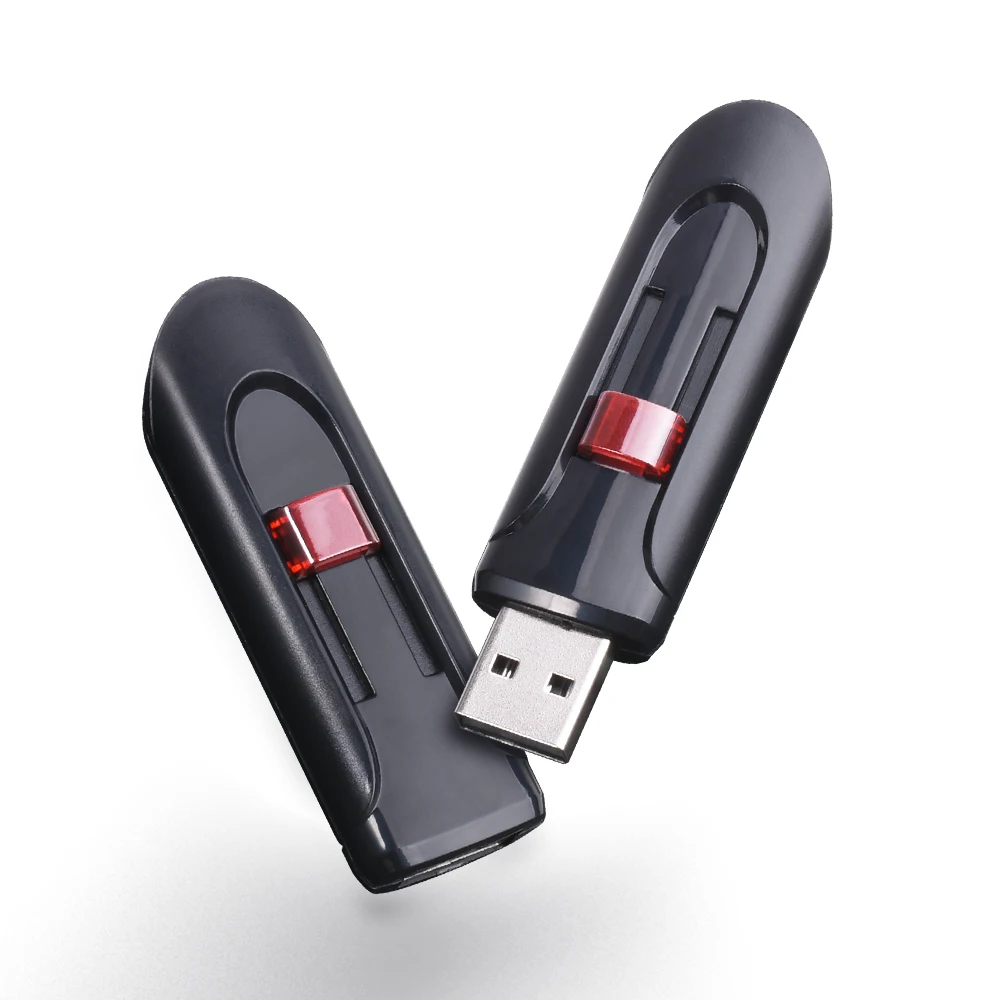 Red Logo High Speed USB Flash Drive Usb Memory Stick USB 2.0 PenDrive 64GB 32GB… - Image 2