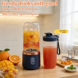 Portable Electric Blender 6 Blades Juice Smoothie Maker Ice Crusher Food Processor…