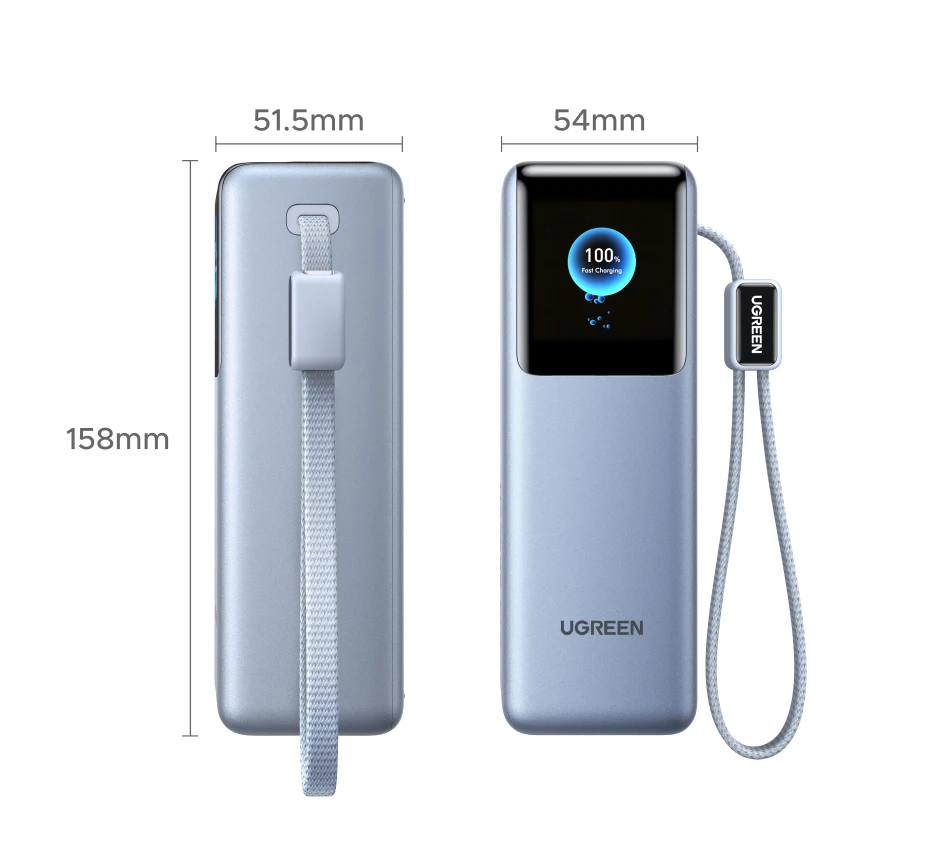 UGREEN Nexode Pro 200W 25000mAh Power Bank Retractable Cables Portable PD External… - Image 26