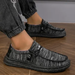Men's Outdoor Casual Loafers Soft Bottom Lightweight Comfortable Driving Shoes for All Seasons Daily Wear And Morning Runs