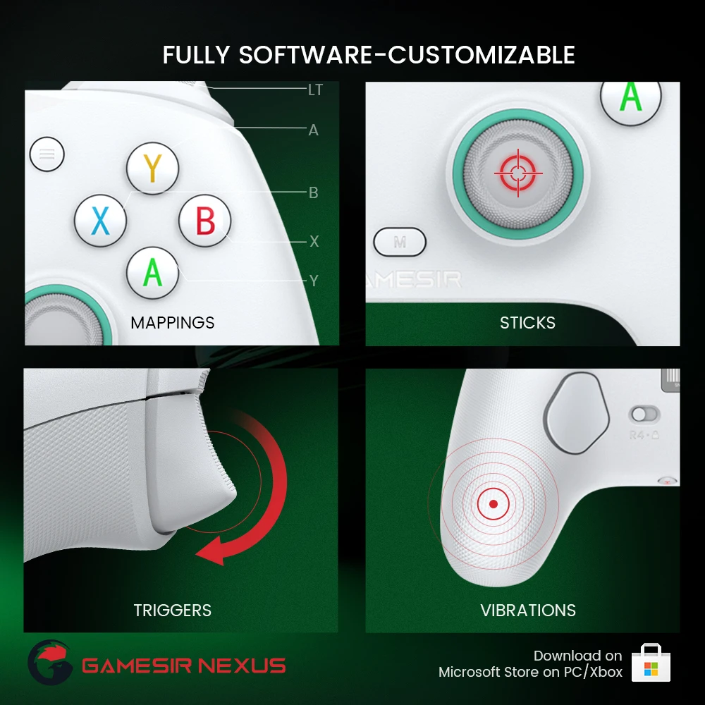 GameSir G7 SE Xbox Gaming Controller Wired Gamepad for Xbox Series X, Xbox Series S, Xbox One, with Hall Effect Joystick - Image 19