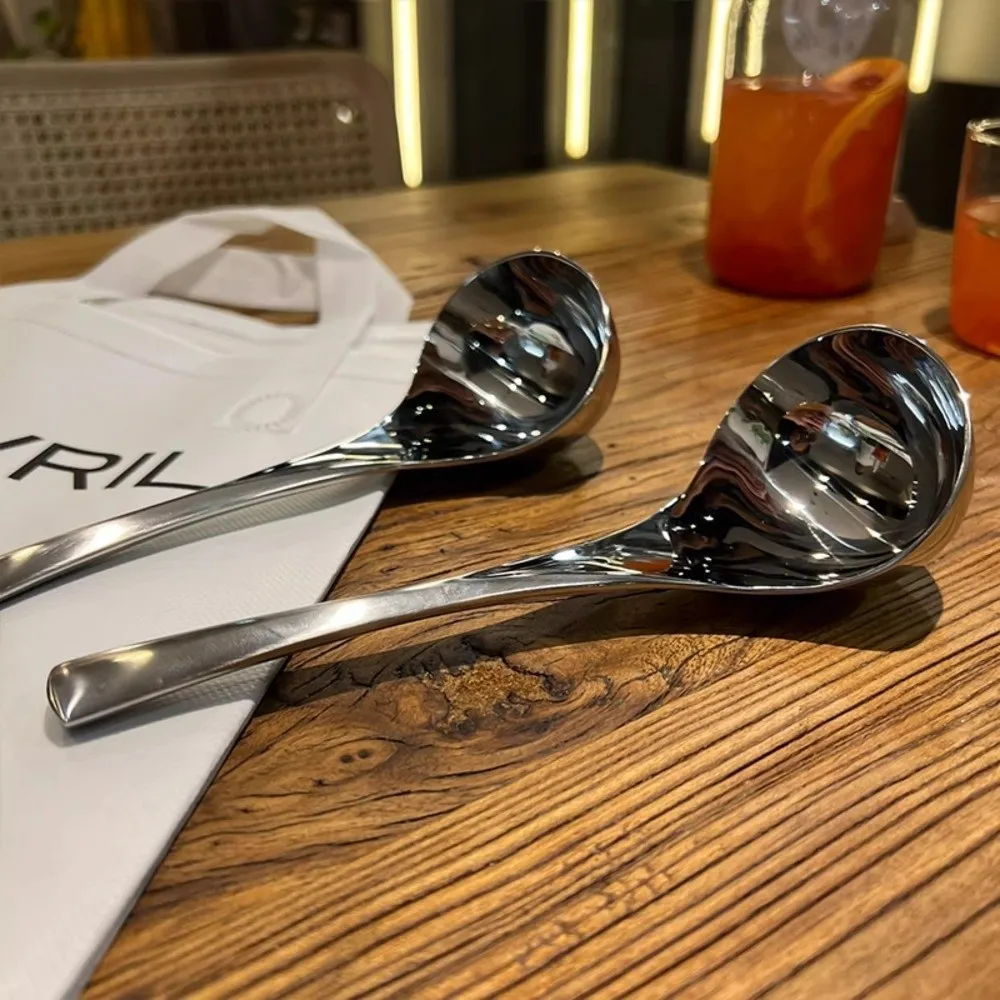 Cooking Utensils Stainless Steel Stainless Steel Spoon Thicken Long Handle Rice… - Image 5