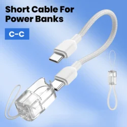 60W PD USB C Short Cable for Steam Deck Switch ROG Ally Fast Charging Data Sync…