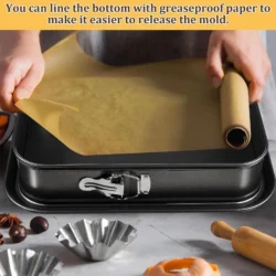 Cake Baking Pans 13x9 Inch Non-stick Bakeware Baking Dish With Removable Bottom…