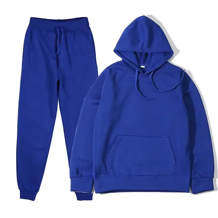 Winter Tracksuit Women Two Piece Set - Oversized Hoodie Sweatpants Solid Color… - Image 31