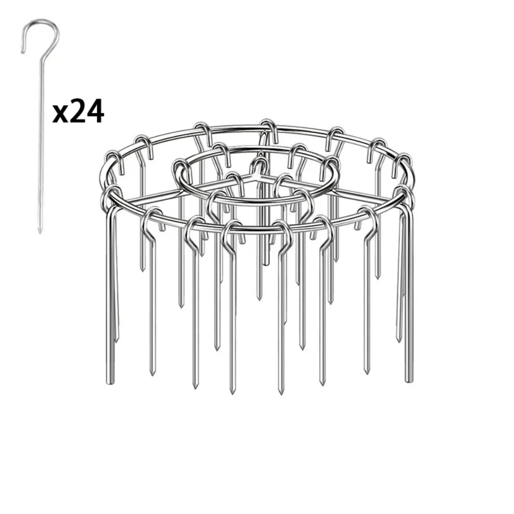 Stainless Steel Air Fryer Grill Round with Grilled Skewers Hanging Skewers Rack… - Image 9