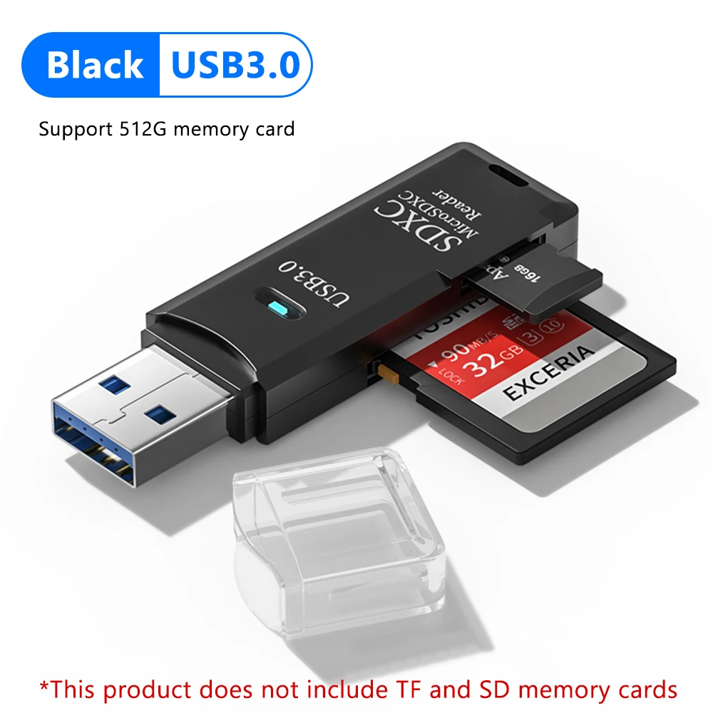 2 in 1 USB 3.0 Card Reader Micro TF sd card Reader usb adapter High Speed… - Image 10