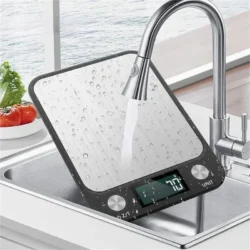 Kitchen Scale 5/10/15Kg Weighing Food Coffee Balance Digital Scales Stainless…