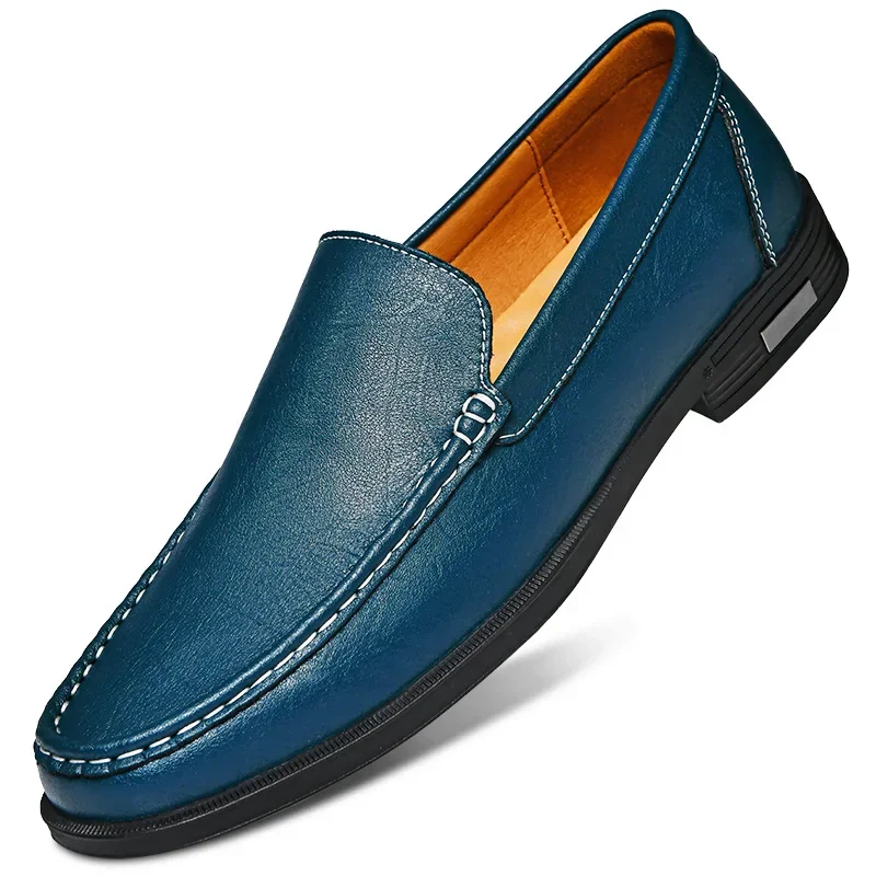 Genuine Leather Men's Shoes Classics Business Dress Shoes Moccasins Slip on Loafers Driving Shoes for Men Casual Shoe Big SIze48 - Image 15