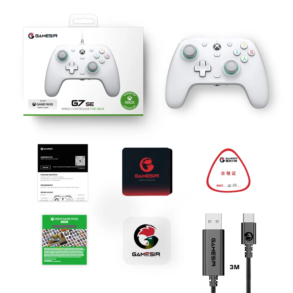 GameSir G7 SE Xbox Gaming Controller Wired Gamepad for Xbox Series X, Xbox Series S, Xbox One, with Hall Effect Joystick - Image 47