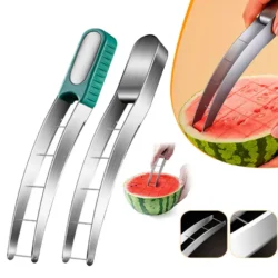 Watermelon Cutter Slicer Stainless Steel Watermelon Cube Cutter Safe…
