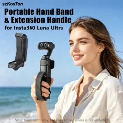 Sunnylife for Insta360 Luna Ultra Portable Strap Extended Protection Bezel Adjustable Extended Handle Accessories