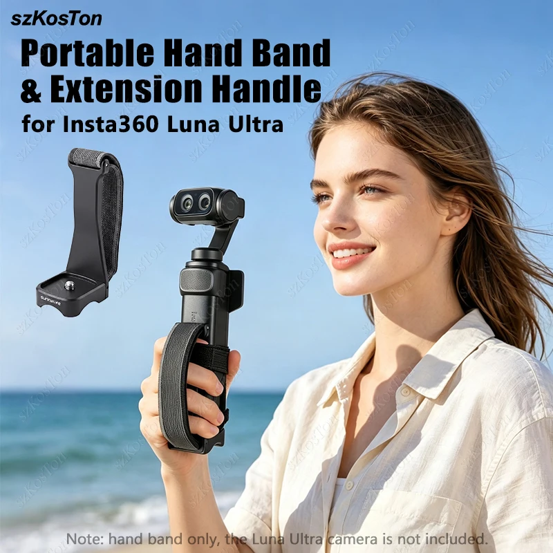 Sunnylife for Insta360 Luna Ultra Portable Strap Extended Protection Bezel Adjustable Extended Handle Accessories