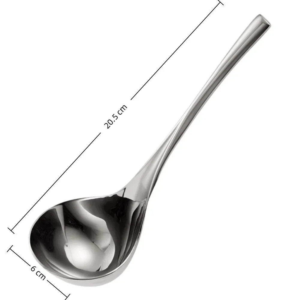 Cooking Utensils Stainless Steel Stainless Steel Spoon Thicken Long Handle Rice… - Image 6