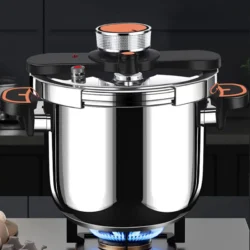 Orange Kitchen Pressure Cooker 4L/6L/8L Stainless Steel Explosion-proof Fast…
