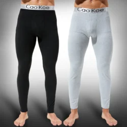 Men's warm pants slim fit tight pants, thickened and not easily faded independent…