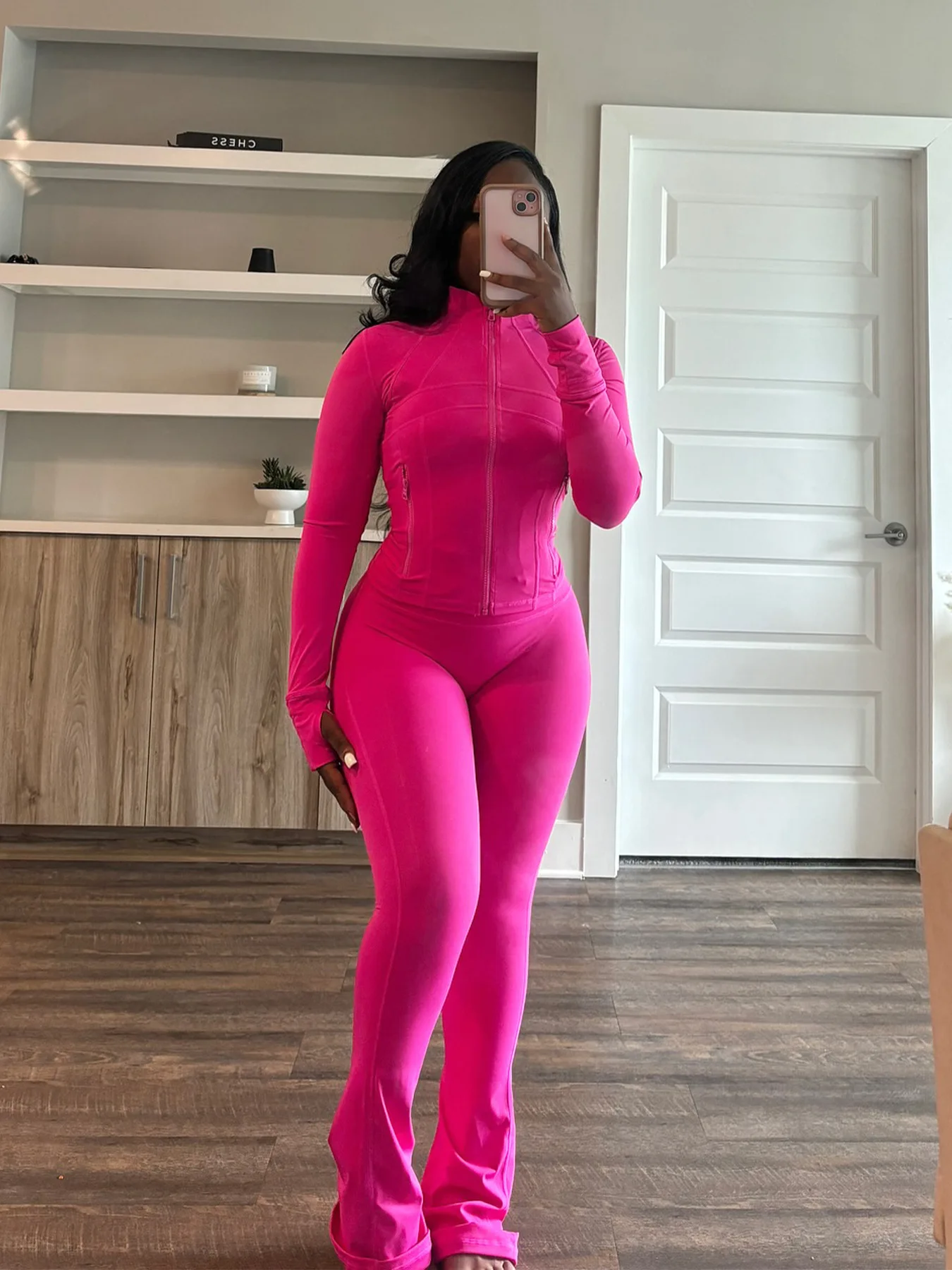 2026 Pant Set Women Two Piece Sets Full Sleeve Club Stand Collar Coats Long Pants… - Image 15