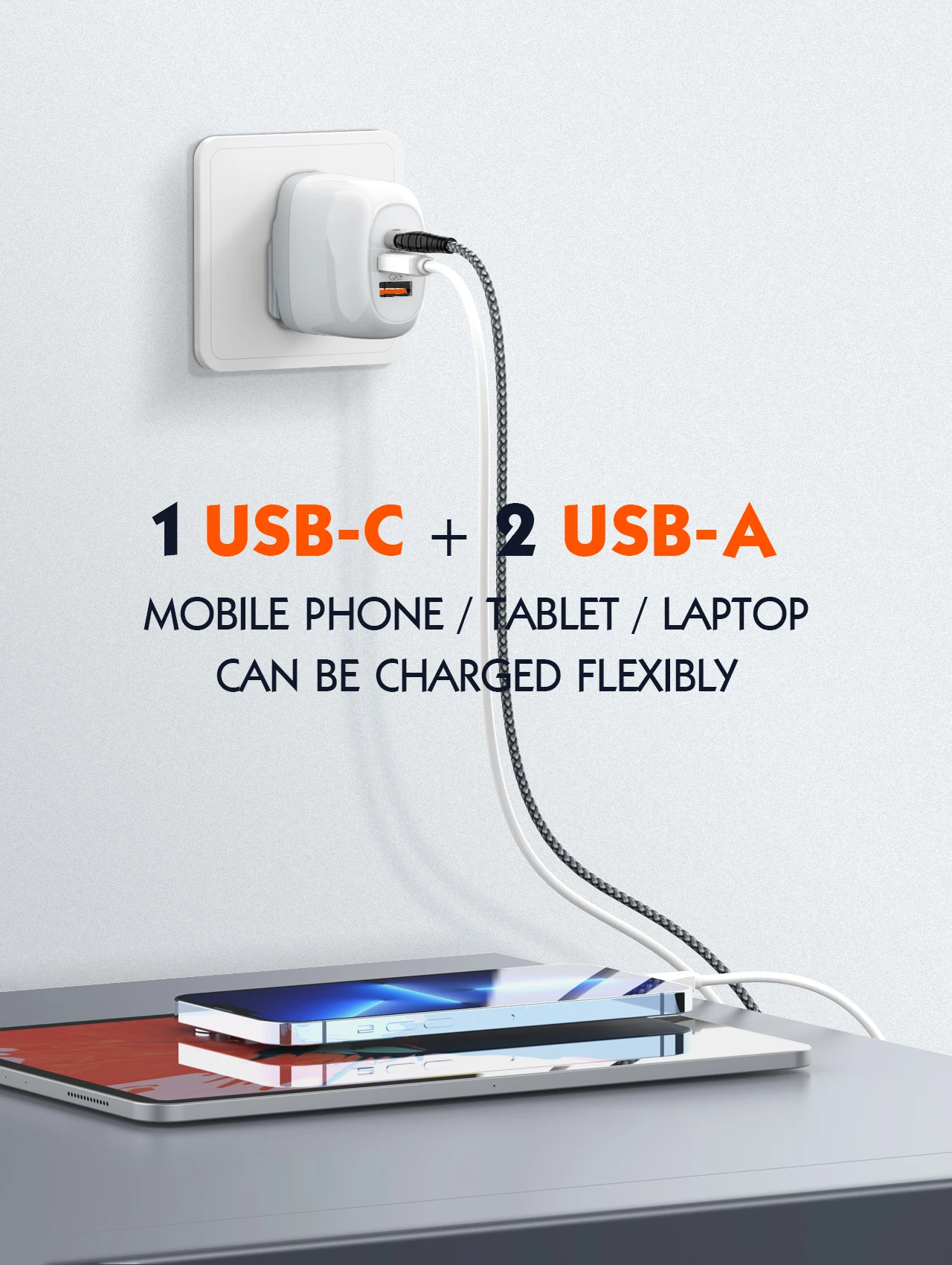 65W GaN USB C Charger LDNIO Type C USB Charger PD QC PPS Wall Power Adapter… - Image 3