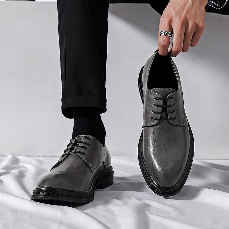 2024 Italian Dress Shoes Men Wedding Party Shoes High Quality Casual Loafer Male Designer Flat Shoes Zapatos Hombre Plus Size 47 - Image 4