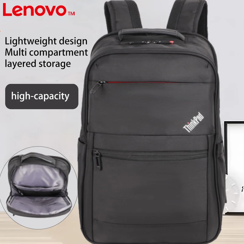 Laptop Bag Lenovo Thinkpadtp600 Backpack Simple Business Style 15.6inch Laptop… - Image 2