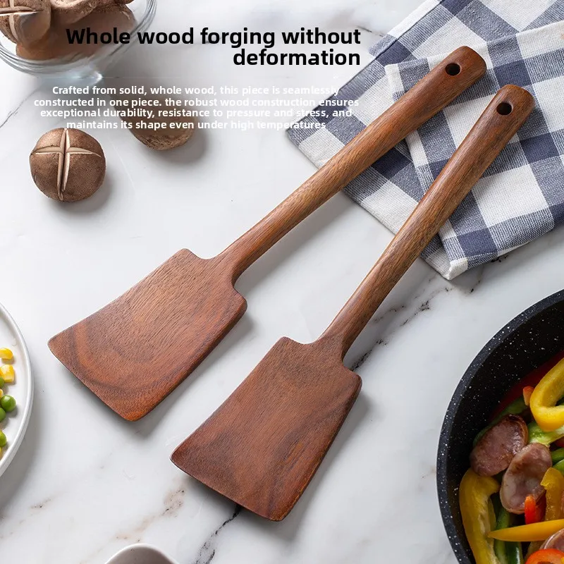 1PC-Wooden Spatula for Non-Stick Pan; Special Wooden Cooking Utensil for Home… - Image 5