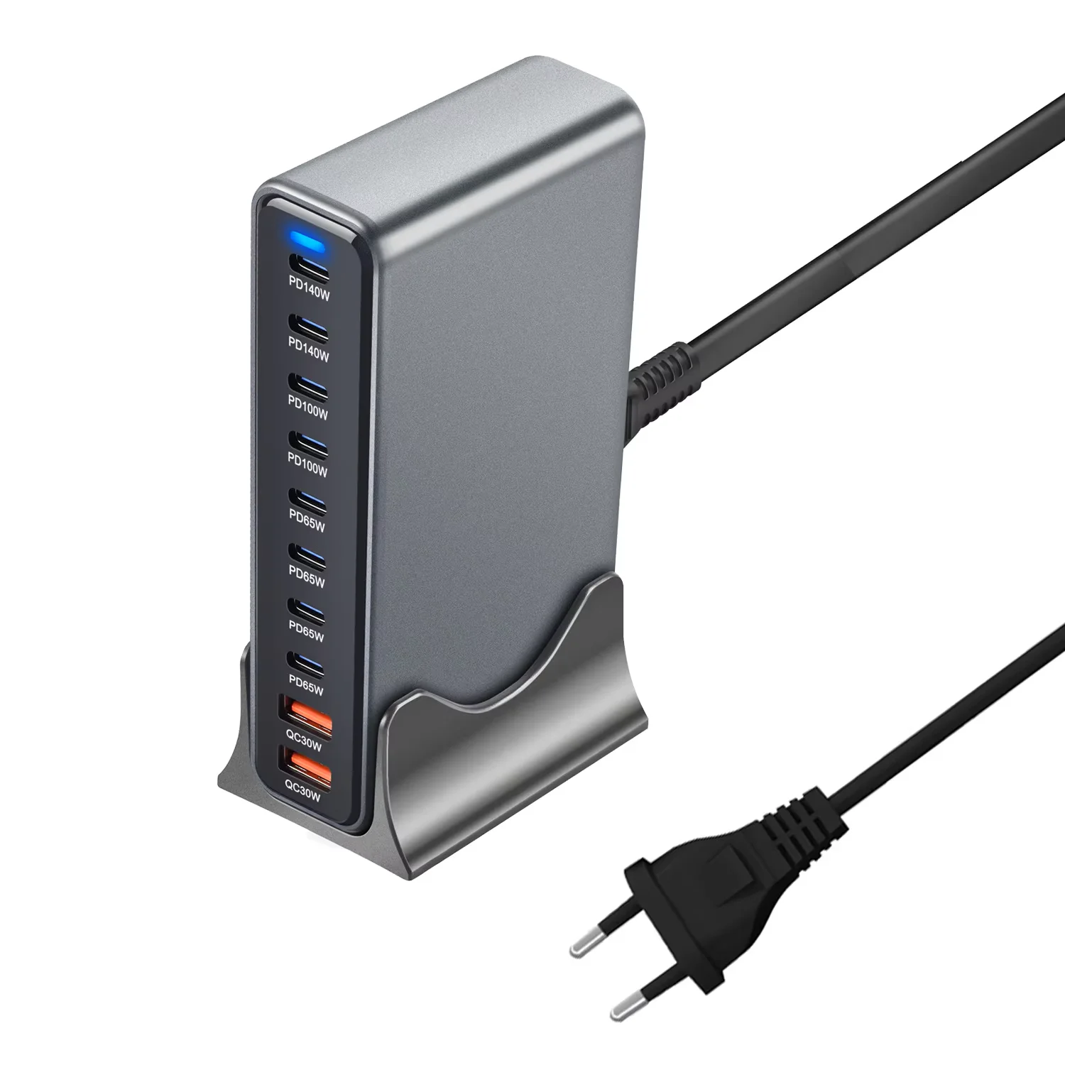 800W GaN Fast Charge 3.0 USB Type-C Quick Charger,10-Port 5C3A PD Charger for… - Image 7