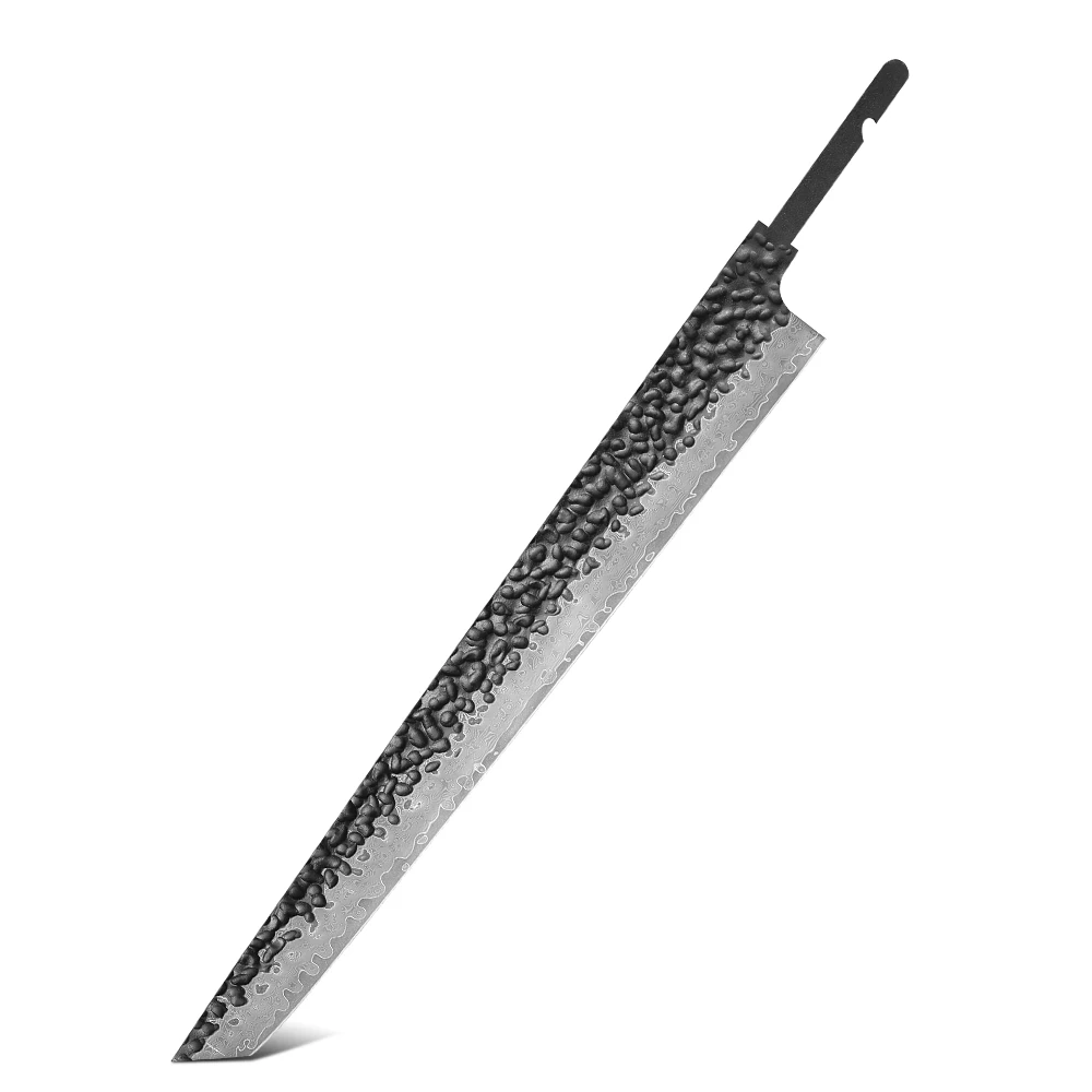 TURWHO 1-10 Pieces Japanese Chef Knife Blank Blade DIY Damascus Steel VG10 Core… - Image 11