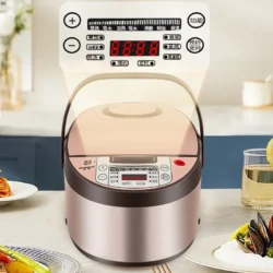 220V PESKOE Electric Rice Cooker Multifunctional Smart Timer Home Cooking Pot CCD