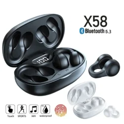 TWS X58 Wireless Bone Conduction Headphones Bluetooth Earphones Waterproof…