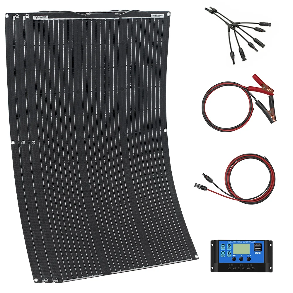 solar panel kit and 300w 200w 100w flexible solar panels 12v 24v high efficiency… - Image 18