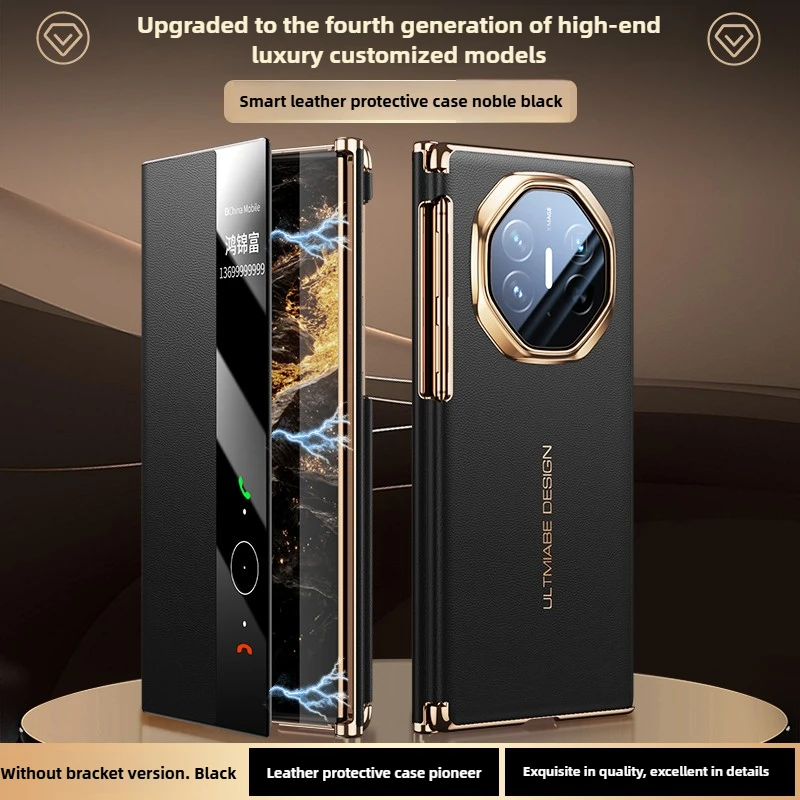 Luxury Genuine Leather Flip Case for Huawei Mate XTs Case New Extraordinary Master Rotating Stand Full Case for Huawei Mate XT - Image 14