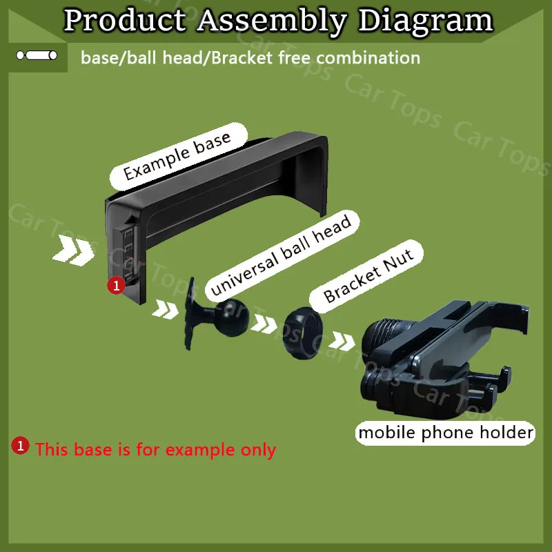 Mobile Phone Holder for For Audi A4 S4 RS4 B9 2017~2019 MagSafe Magnetic Screen… - Image 5
