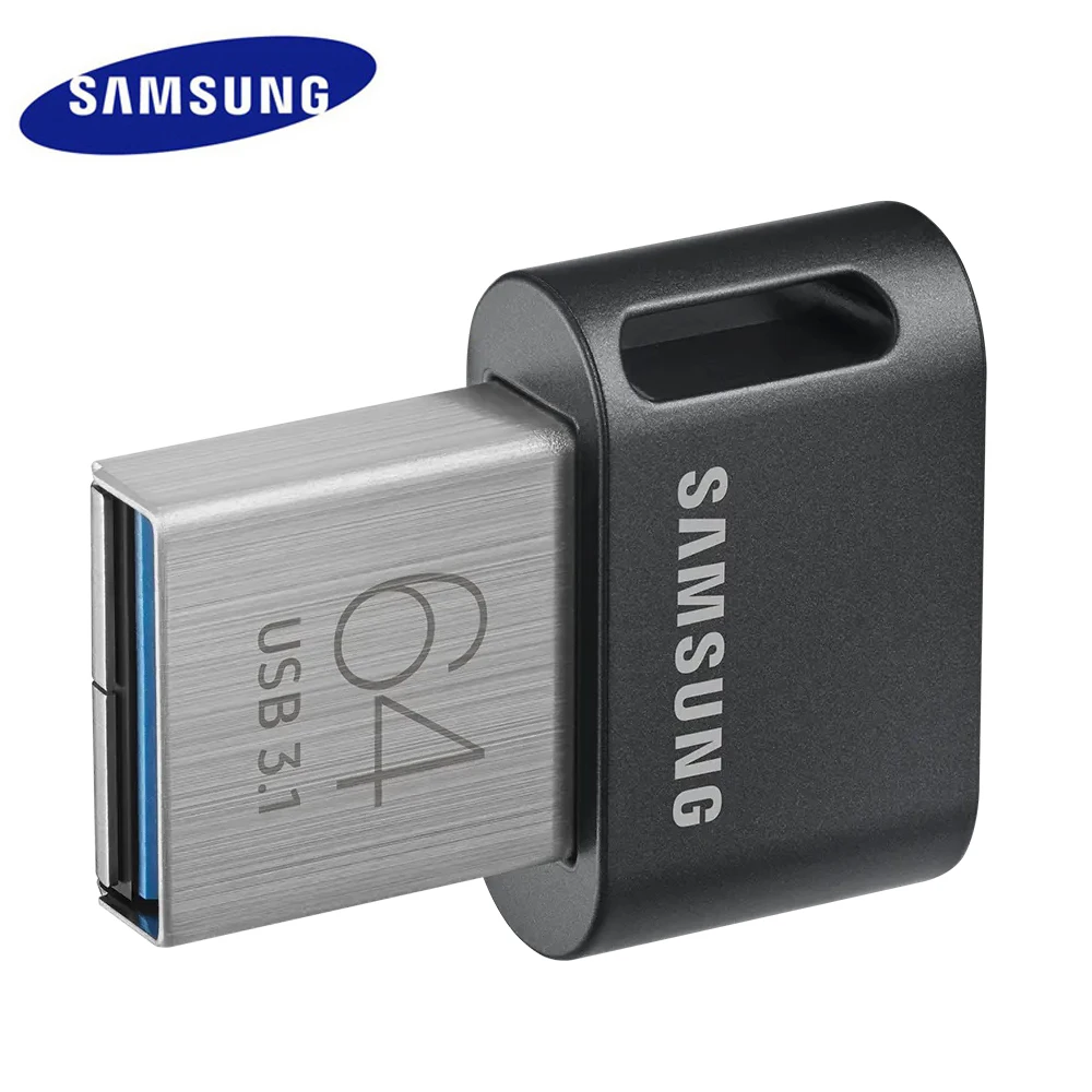 SAMSUNG 64GB FIT Plus Mini USB 3.1 Flash Drive Read speeds up to 300 MB/s for…