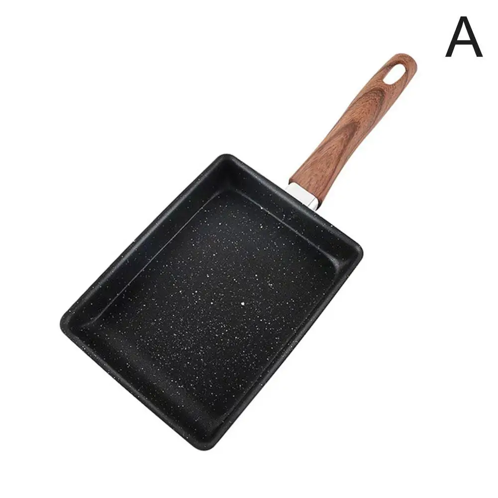 Pot Square Frying Pan Flat Bottom Mini Egg Cooker Non-stick Fried Cooking Griddle… - Image 8