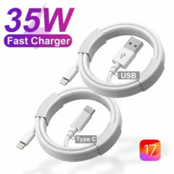 For PD 35W Fast Quick Charger USB Type C For iPhone 15 14 13 12 11 Pro Max Mini…
