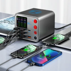 Multifunction 8-port Charger for Mobile Phonewith Short Circuit Repair Function…