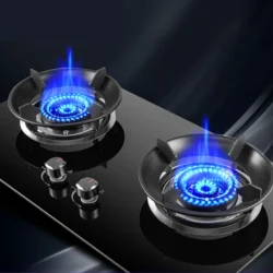 Cooktop Gas Stove 2 Burners Dual Stove 4.8KW Household Embedded LNG/LPG Stove…