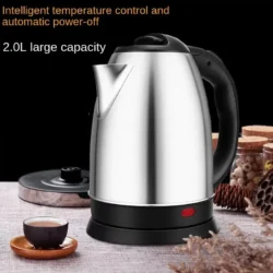 2L Food-grade Stainless Steel Electric Kettle Fast Boiling Hot Water Heater…