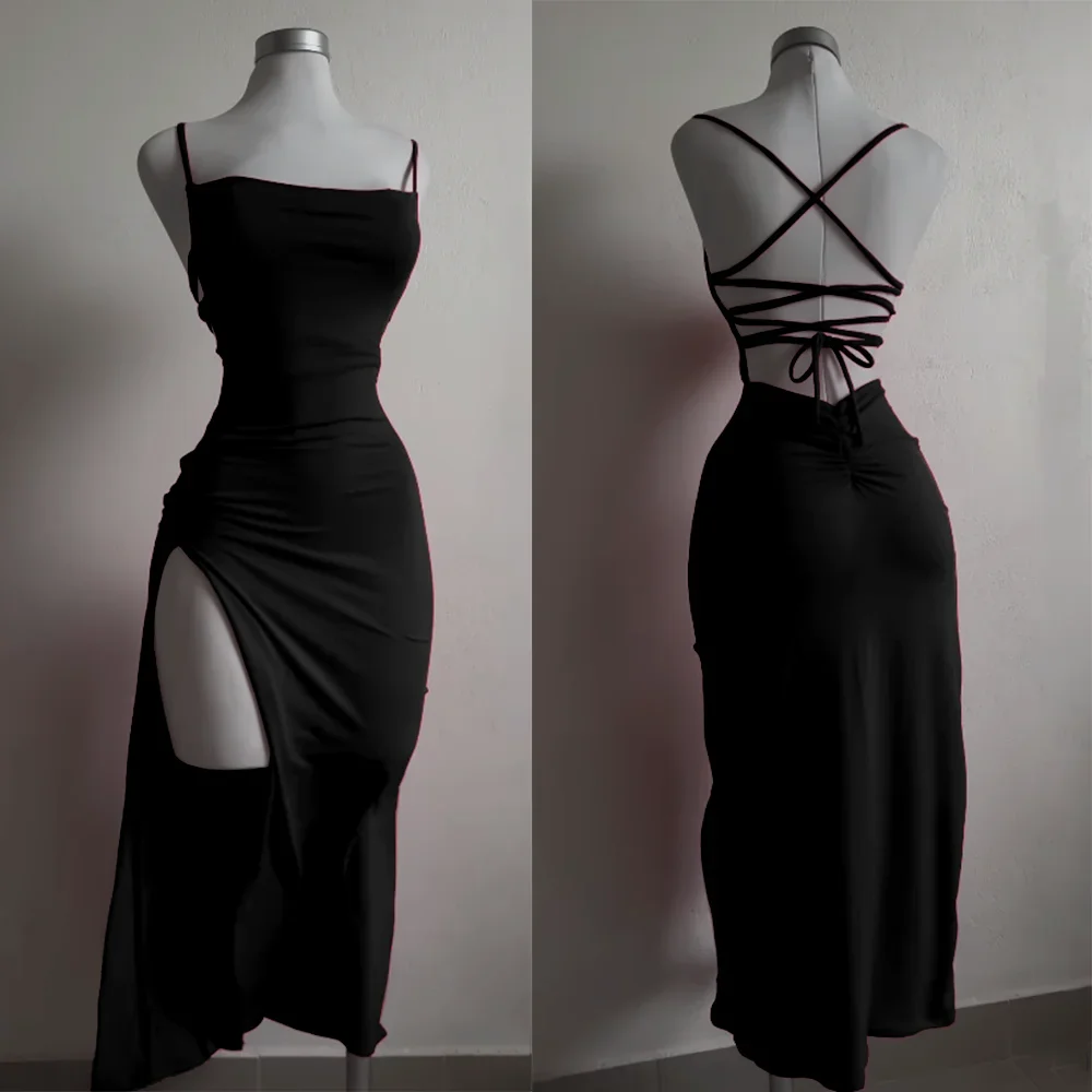 2025 explosive new dress summer high sensibility halter strap Spice Girl bag hip… - Image 13